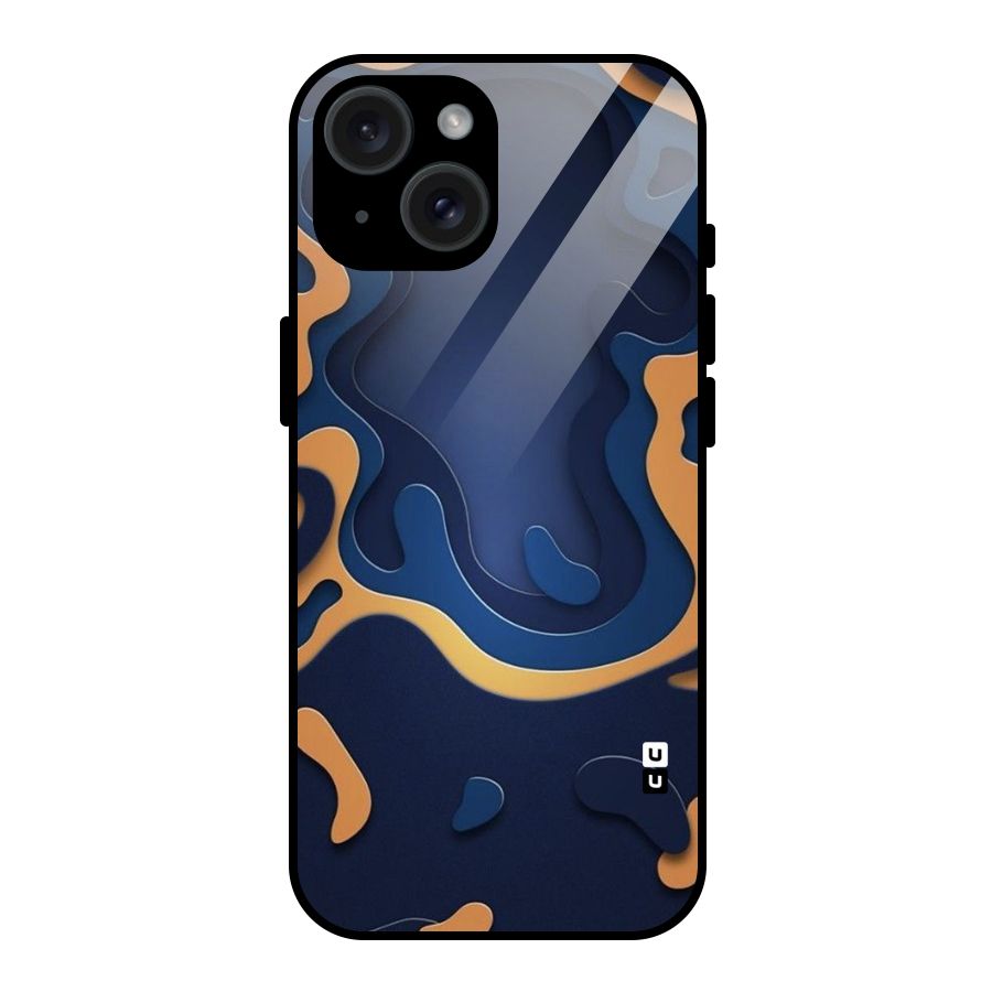 Drops Flow Glass Back Case for iPhone 15