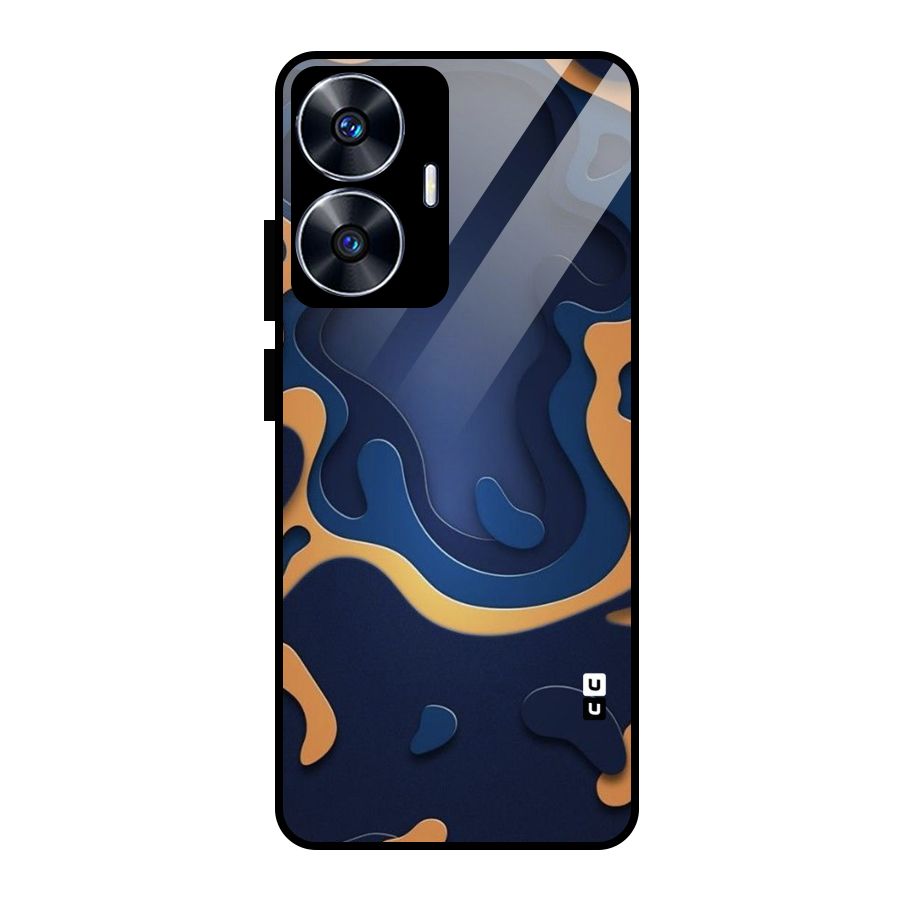 Drops Flow Glass Back Case for realme C55
