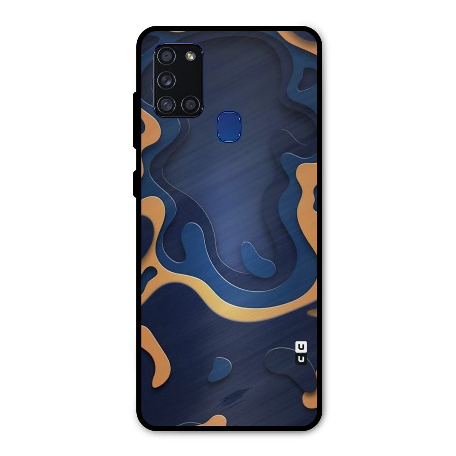 Drops Flow Metal Back Case for Galaxy A21s