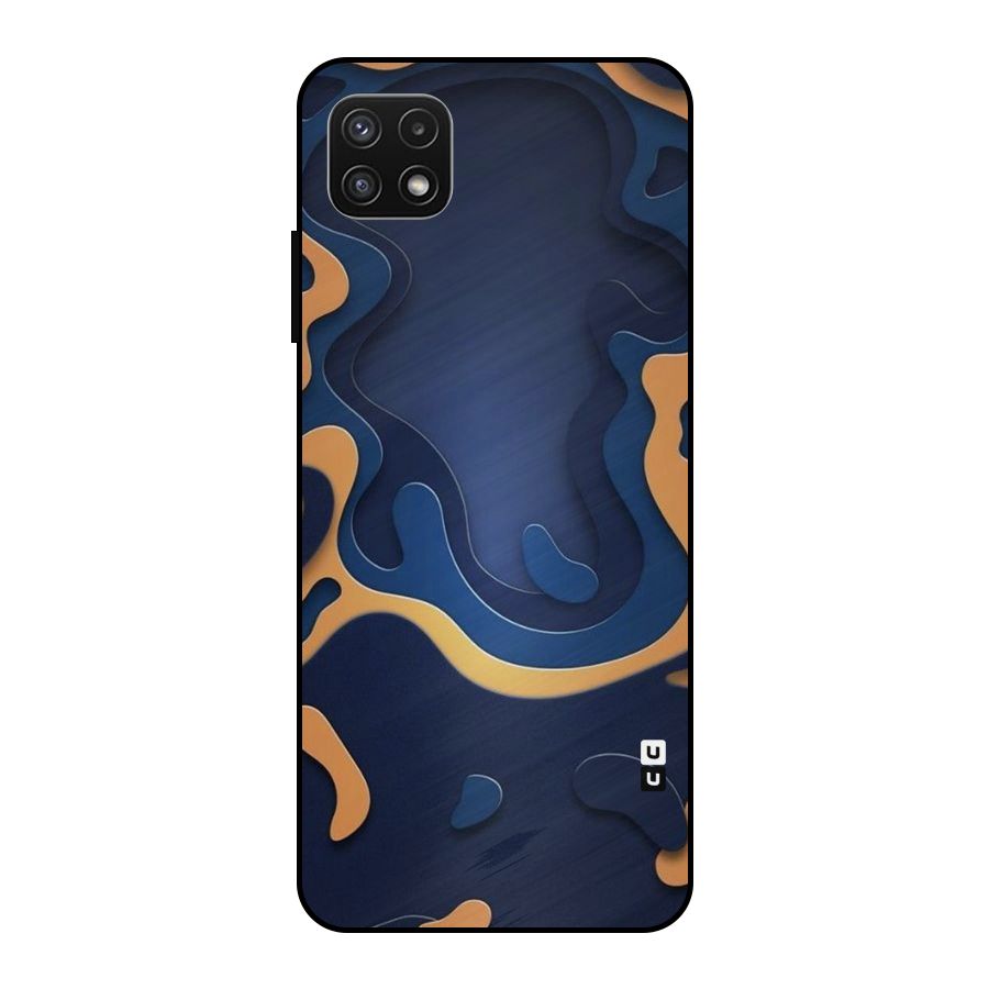 Drops Flow Metal Back Case for Galaxy A22 5G