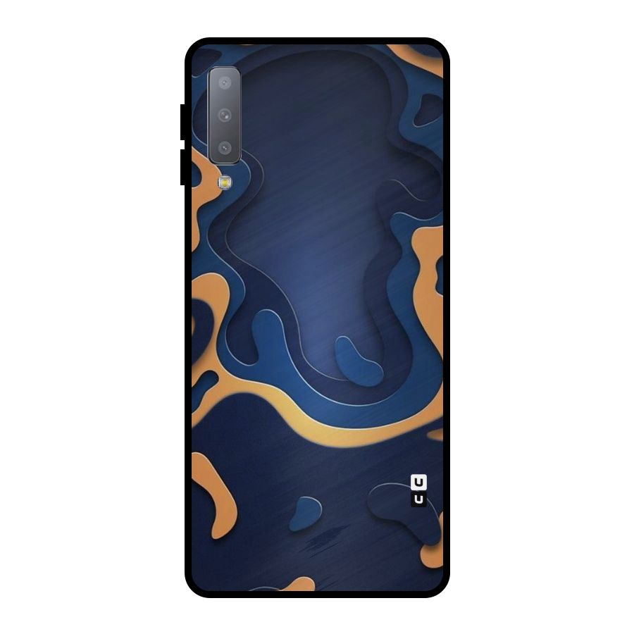 Drops Flow Metal Back Case for Galaxy A7 (2018)