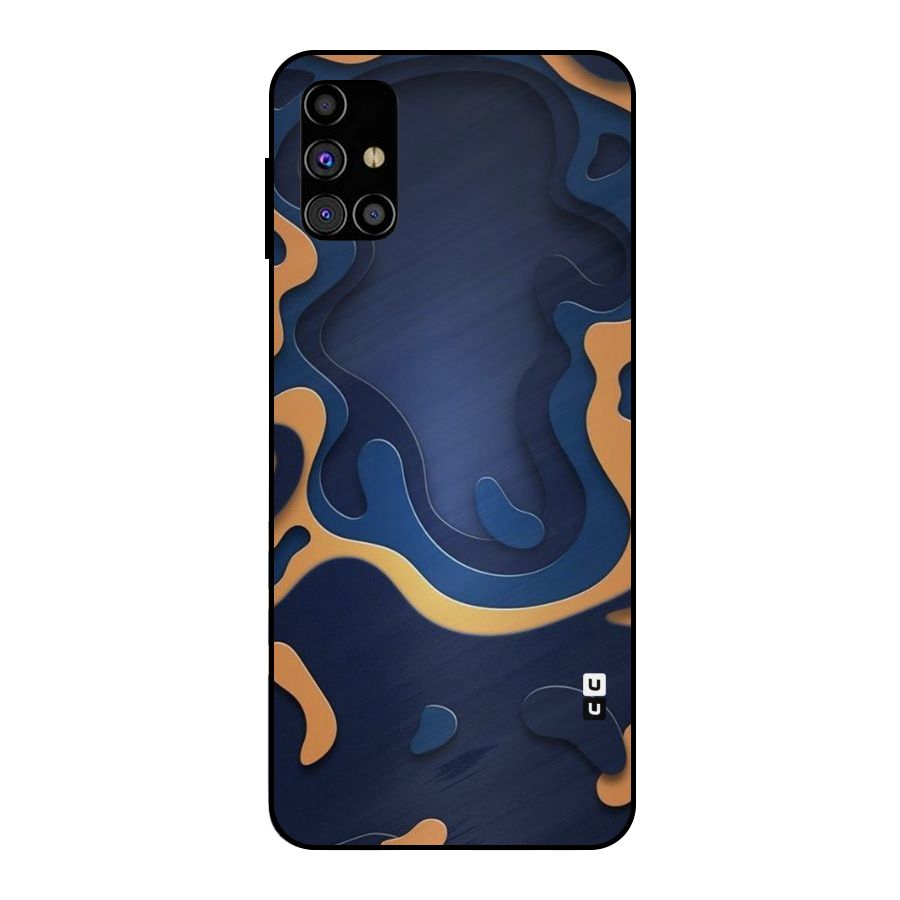 Drops Flow Metal Back Case for Galaxy M31s