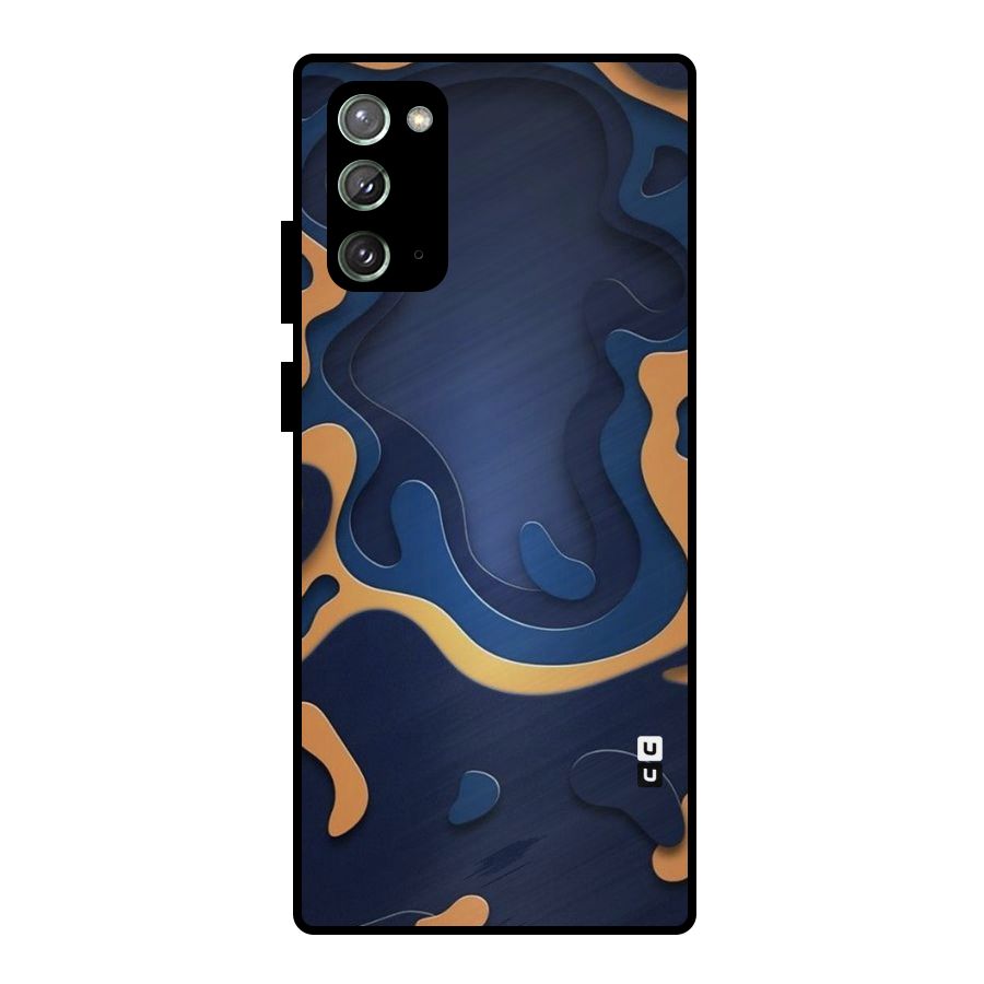 Drops Flow Metal Back Case for Galaxy Note 20