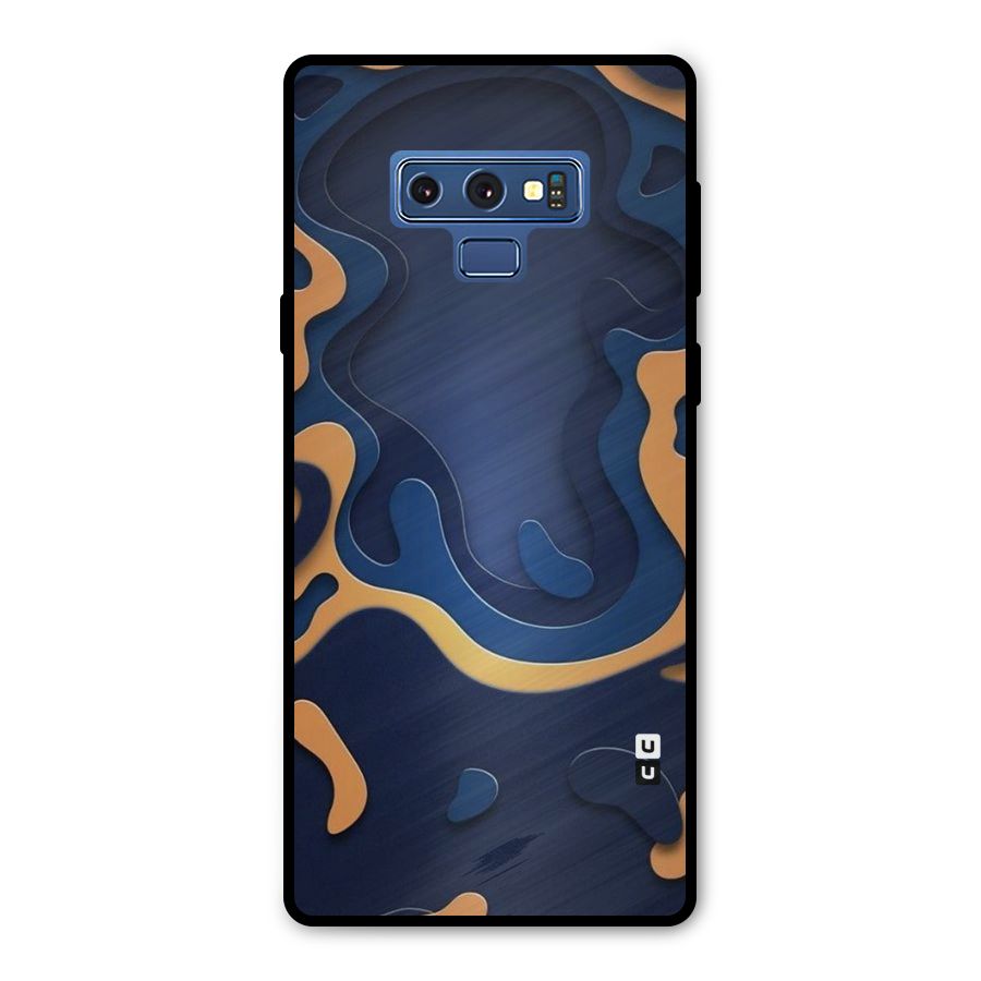 Drops Flow Metal Back Case for Galaxy Note 9