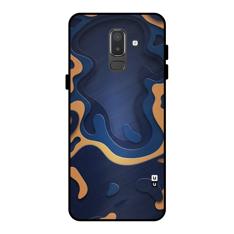 Drops Flow Metal Back Case for Galaxy On8 (2018)