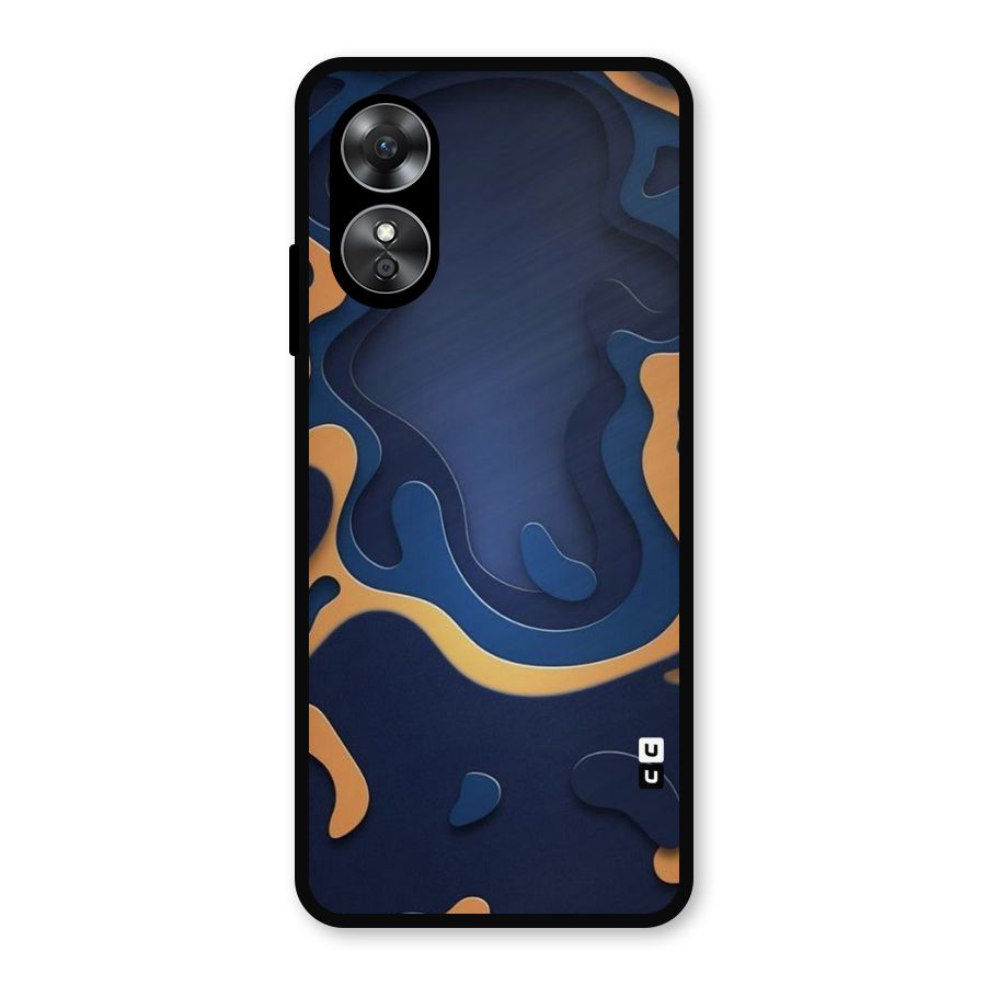 Drops Flow Metal Back Case for Oppo A17