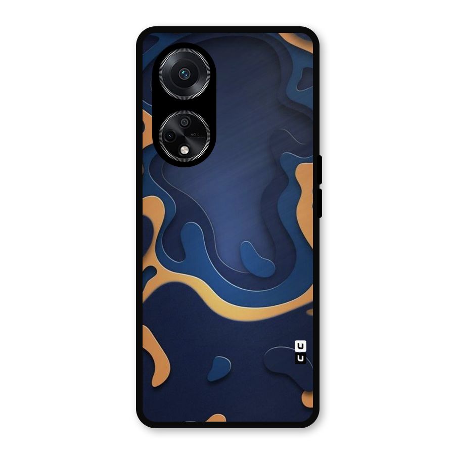 Drops Flow Metal Back Case for Oppo F23