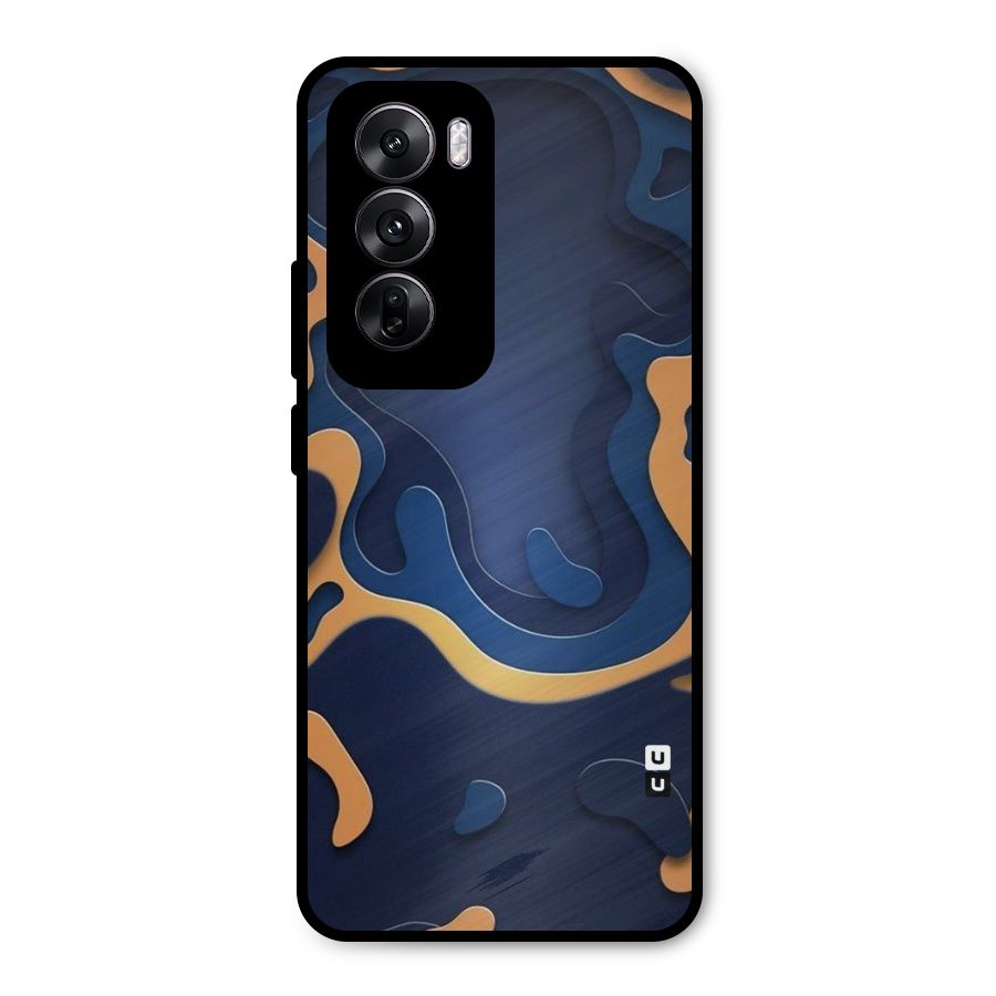 Drops Flow Metal Back Case for Oppo Reno12