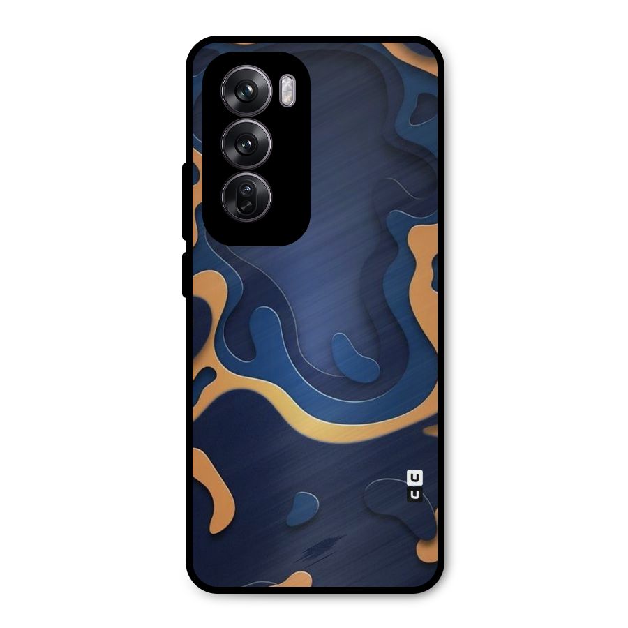 Drops Flow Metal Back Case for Oppo Reno12 Pro