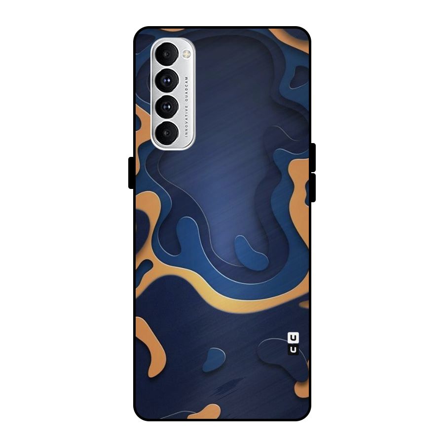 Drops Flow Metal Back Case for Oppo Reno4 Pro