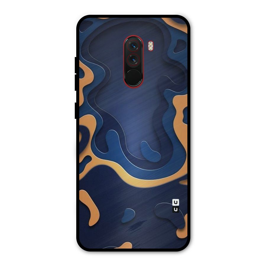 Drops Flow Metal Back Case for Poco F1