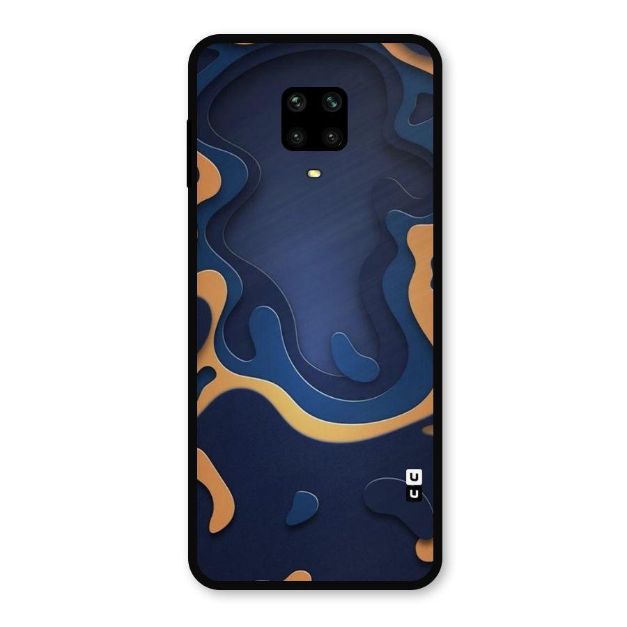 Drops Flow Metal Back Case for Poco M2