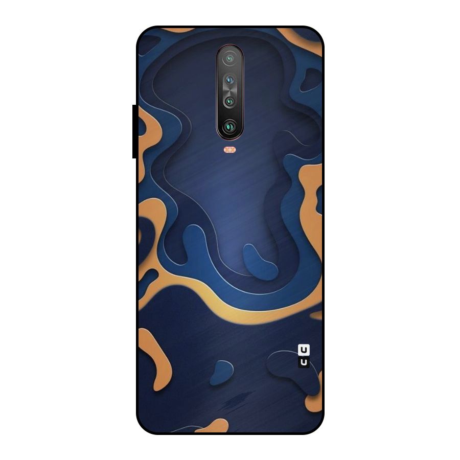 Drops Flow Metal Back Case for Poco X2