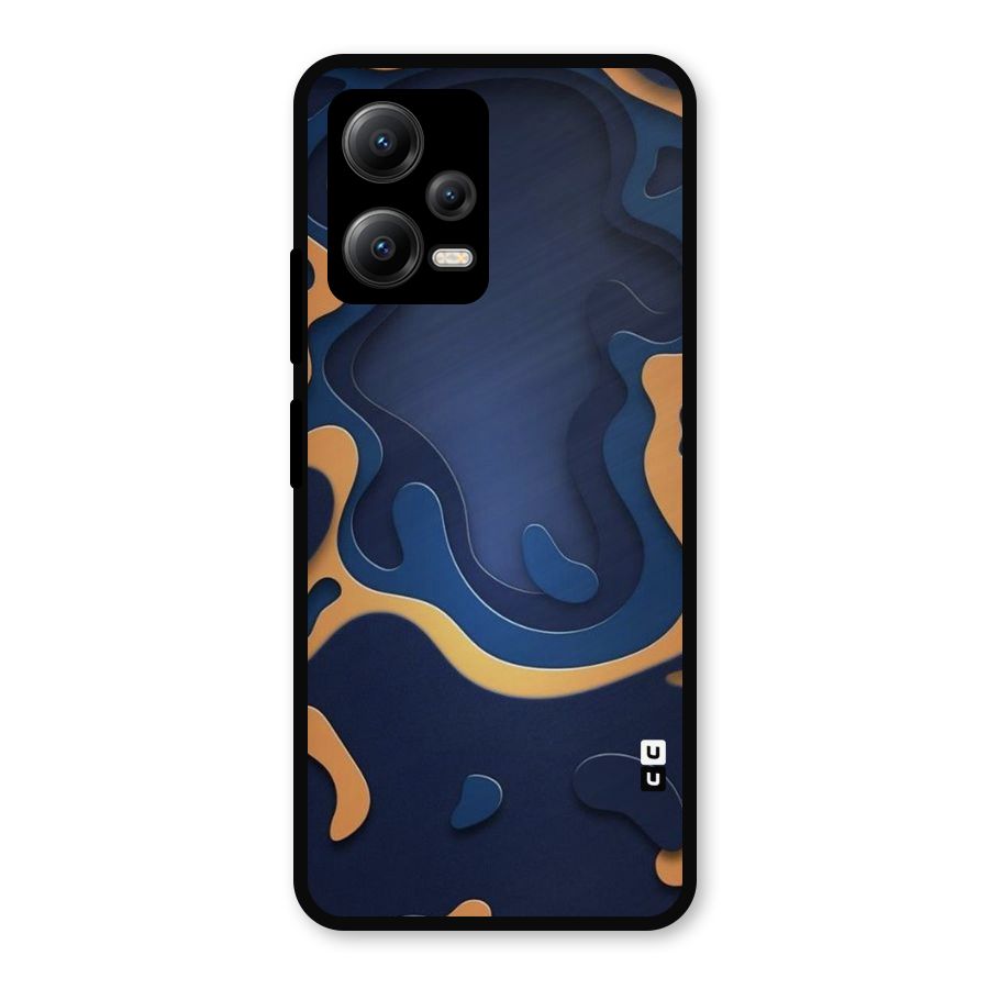 Drops Flow Metal Back Case for Poco X5