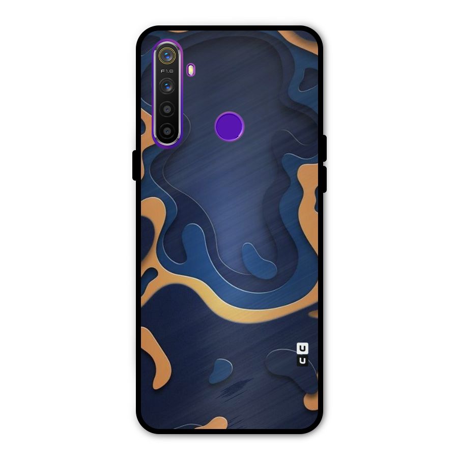 Drops Flow Metal Back Case for Realme 5i