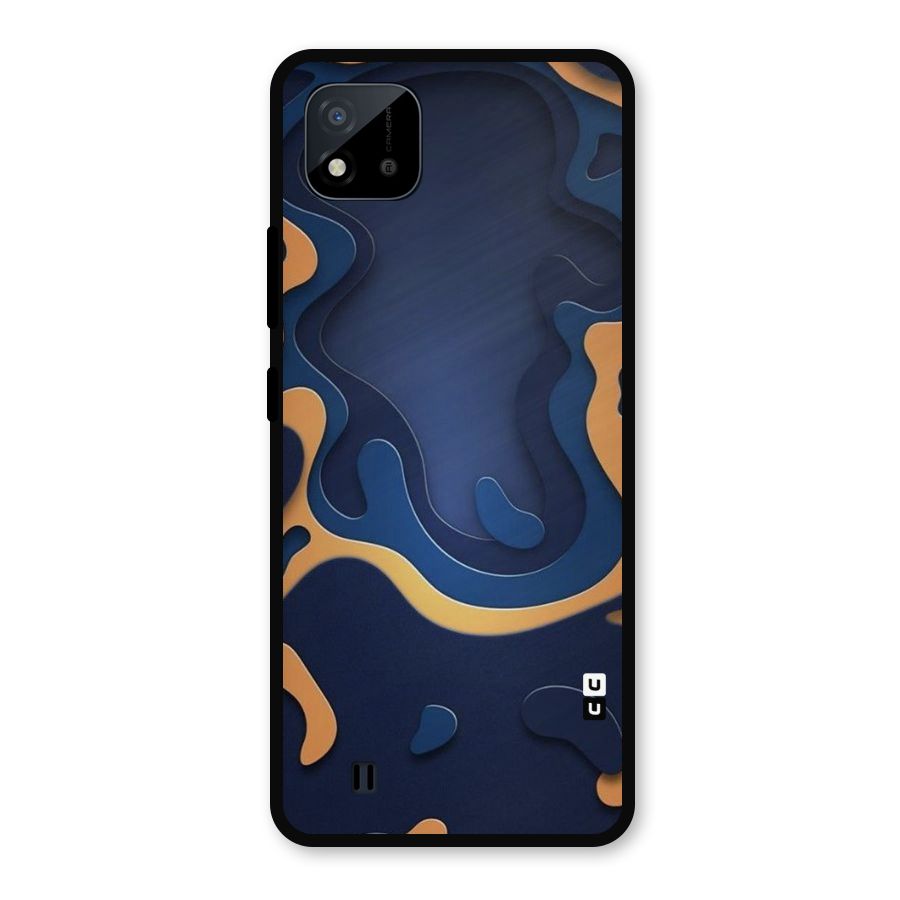 Drops Flow Metal Back Case for Realme C11 2021