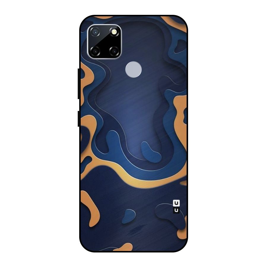 Drops Flow Metal Back Case for Realme Narzo 30A