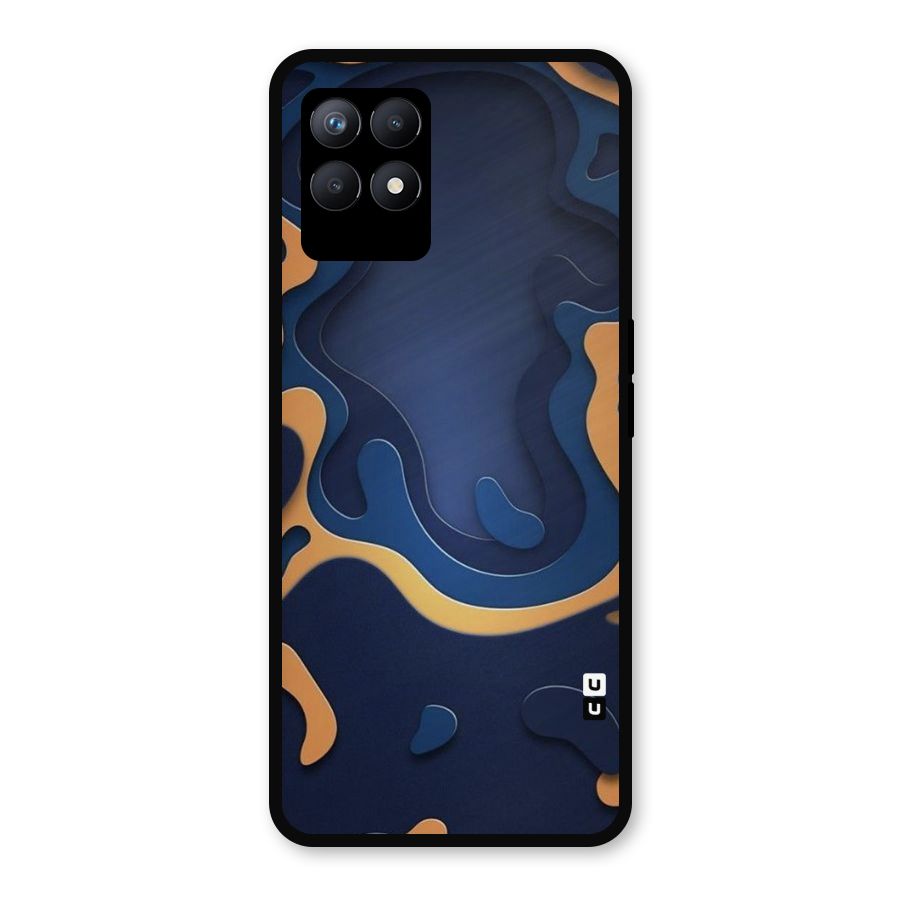 Drops Flow Metal Back Case for Realme Narzo 50