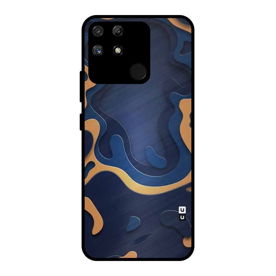Drops Flow Metal Back Case for Realme Narzo 50A