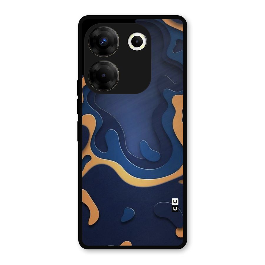 Drops Flow Metal Back Case for Tecno Camon 20