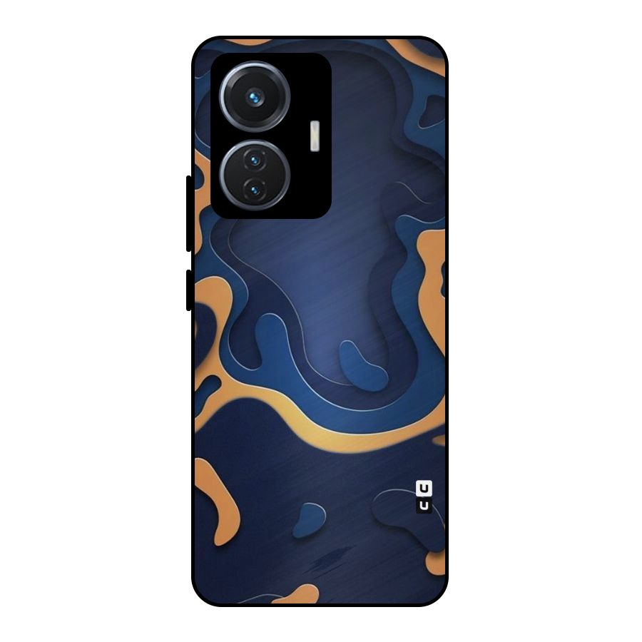 Drops Flow Metal Back Case for Vivo T1 44W