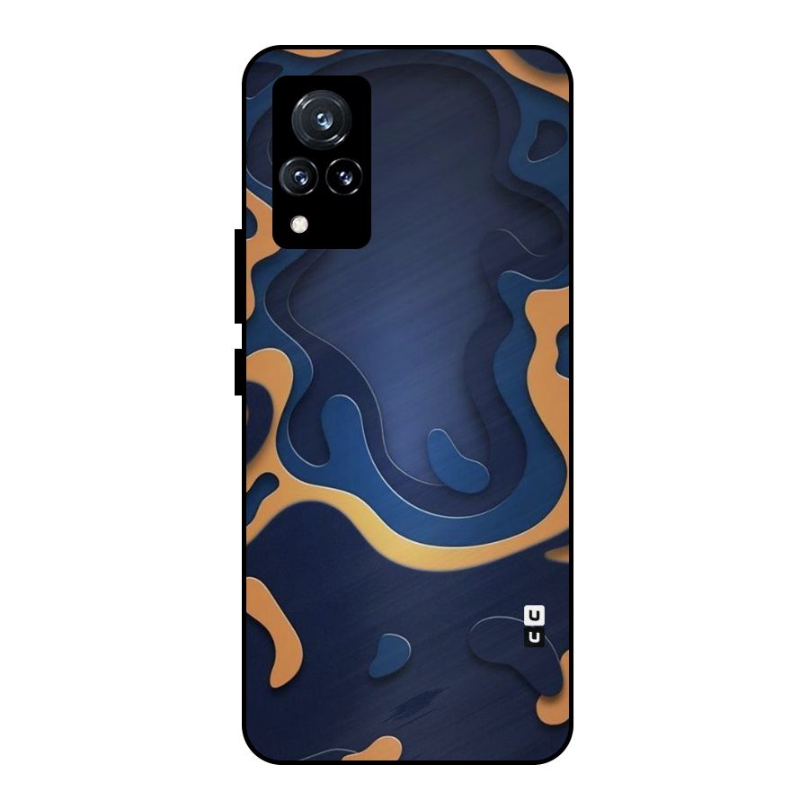 Drops Flow Metal Back Case for Vivo V21 5G