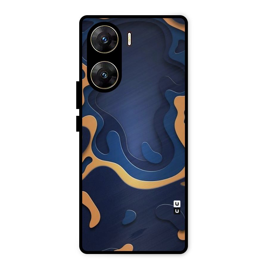 Drops Flow Metal Back Case for Vivo V29e