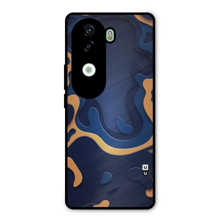 Drops Flow Metal Back Case for Vivo V40e