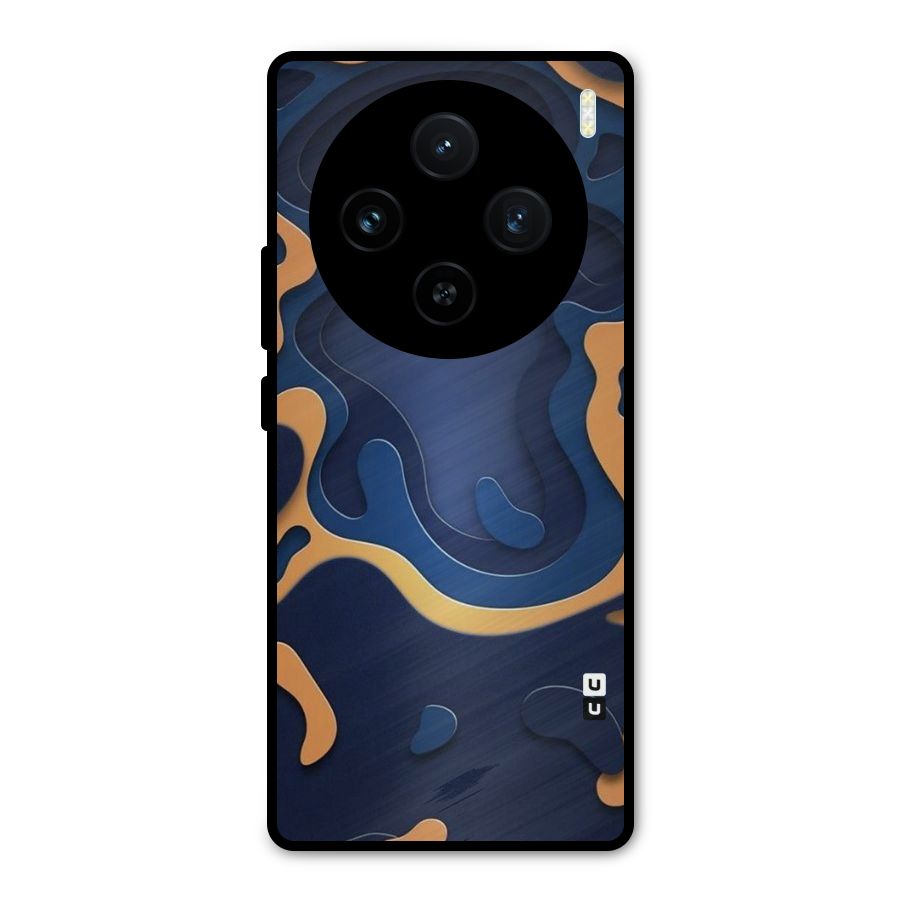 Drops Flow Metal Back Case for Vivo X100