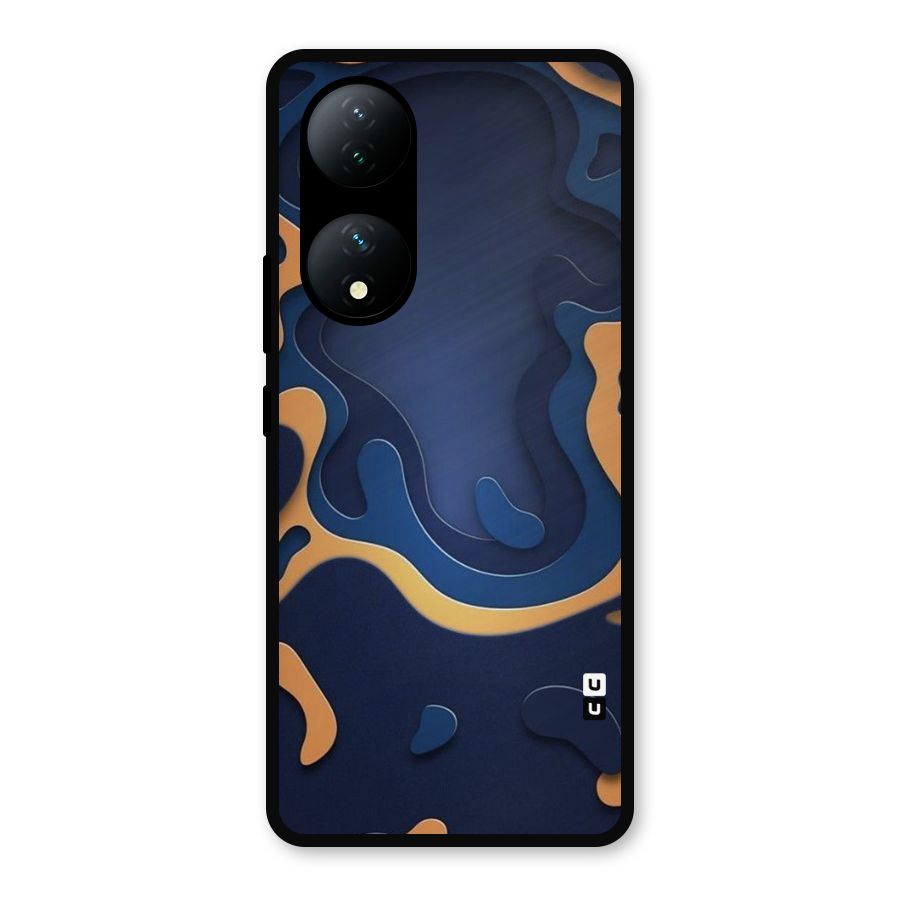 Drops Flow Metal Back Case for Vivo Y100a