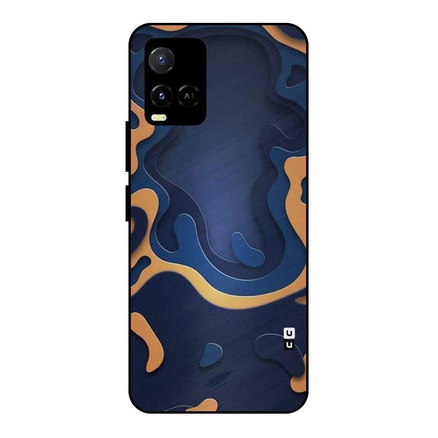 Drops Flow Metal Back Case for Vivo Y21T