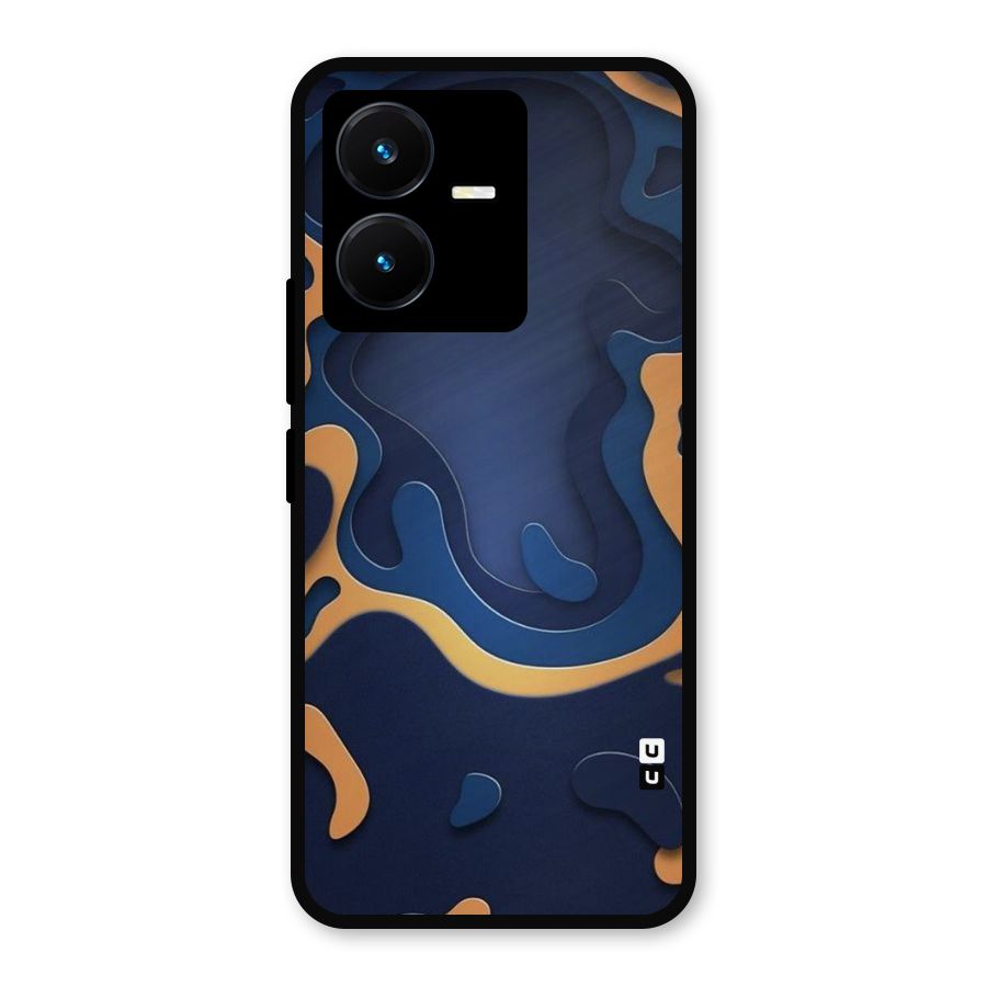 Drops Flow Metal Back Case for Vivo Y22