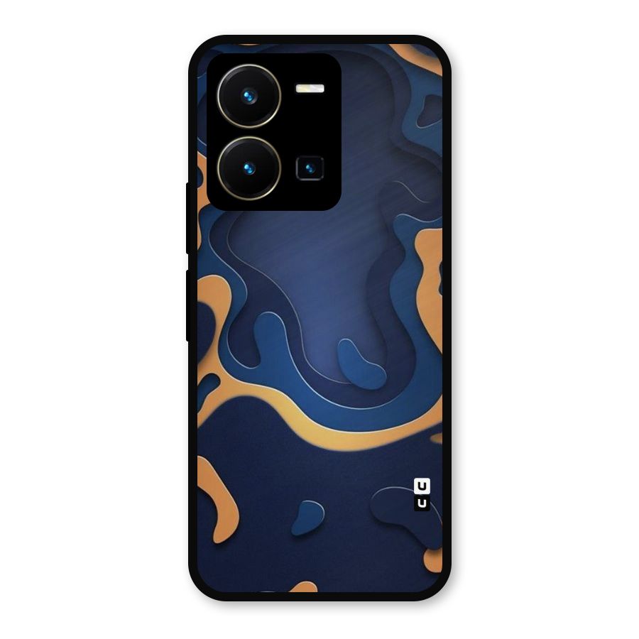 Drops Flow Metal Back Case for Vivo Y35