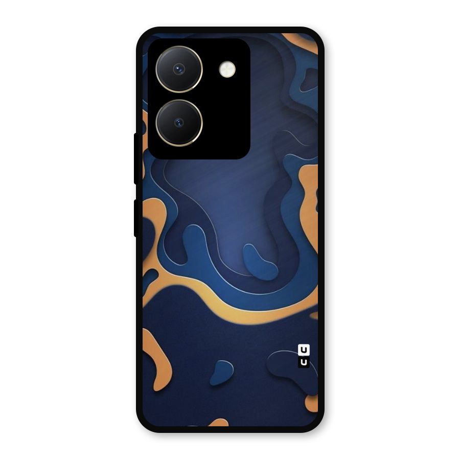 Drops Flow Metal Back Case for Vivo Y36