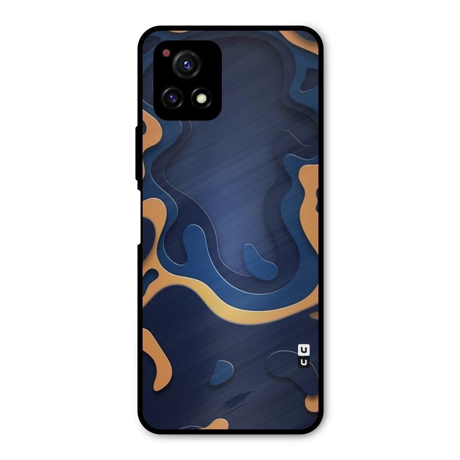 Drops Flow Metal Back Case for Vivo Y72 5G