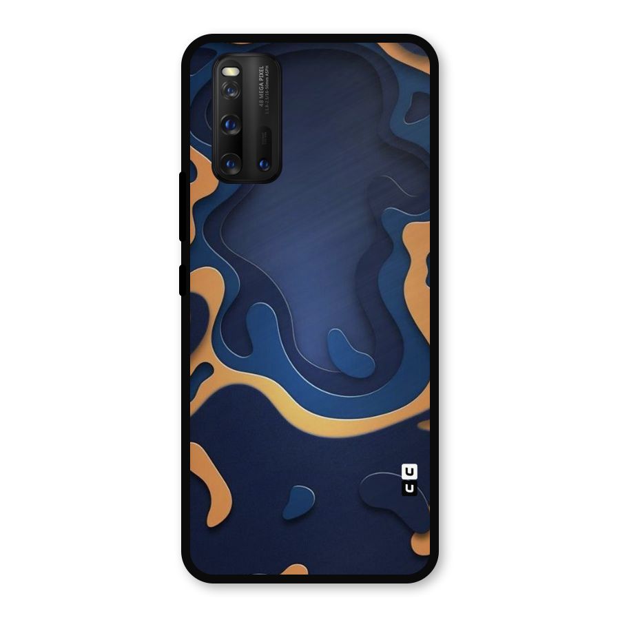 Drops Flow Metal Back Case for iQOO 3
