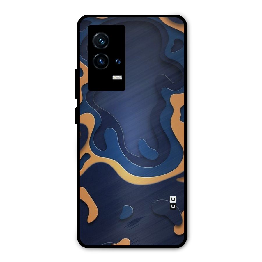 Drops Flow Metal Back Case for iQOO 9 5G