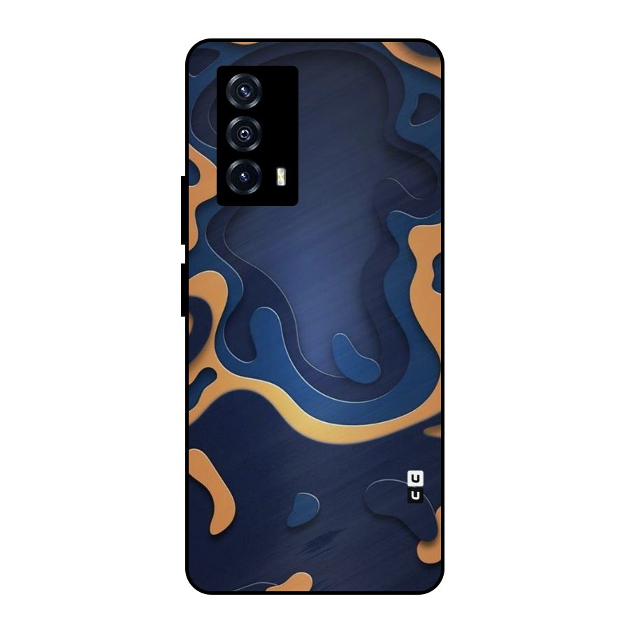 Drops Flow Metal Back Case for iQOO Z5
