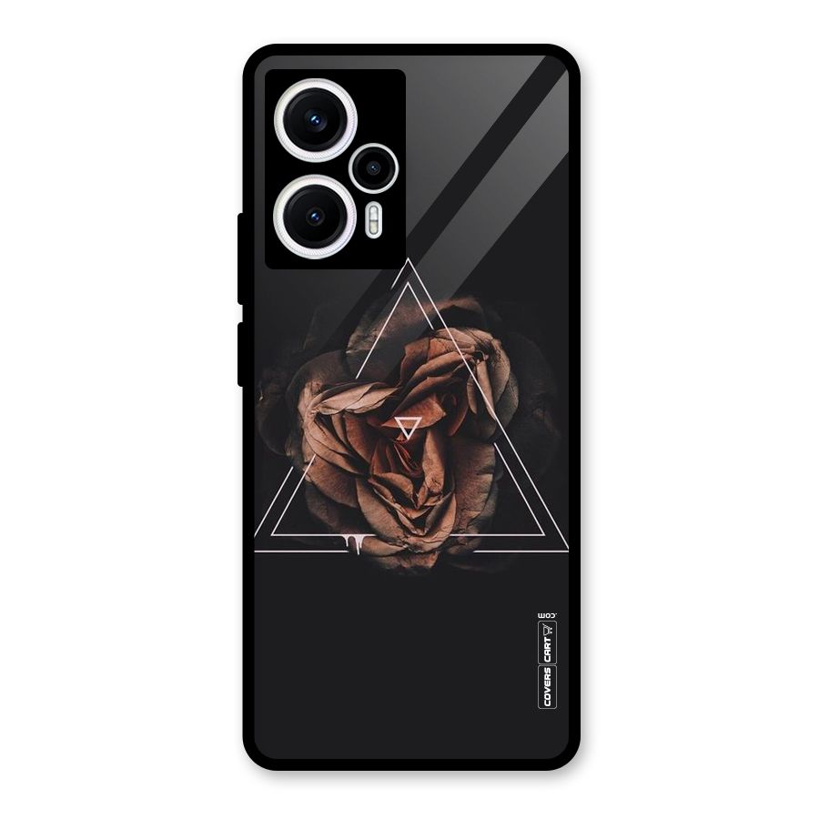 Dusty Rose Glass Back Case for Poco F5