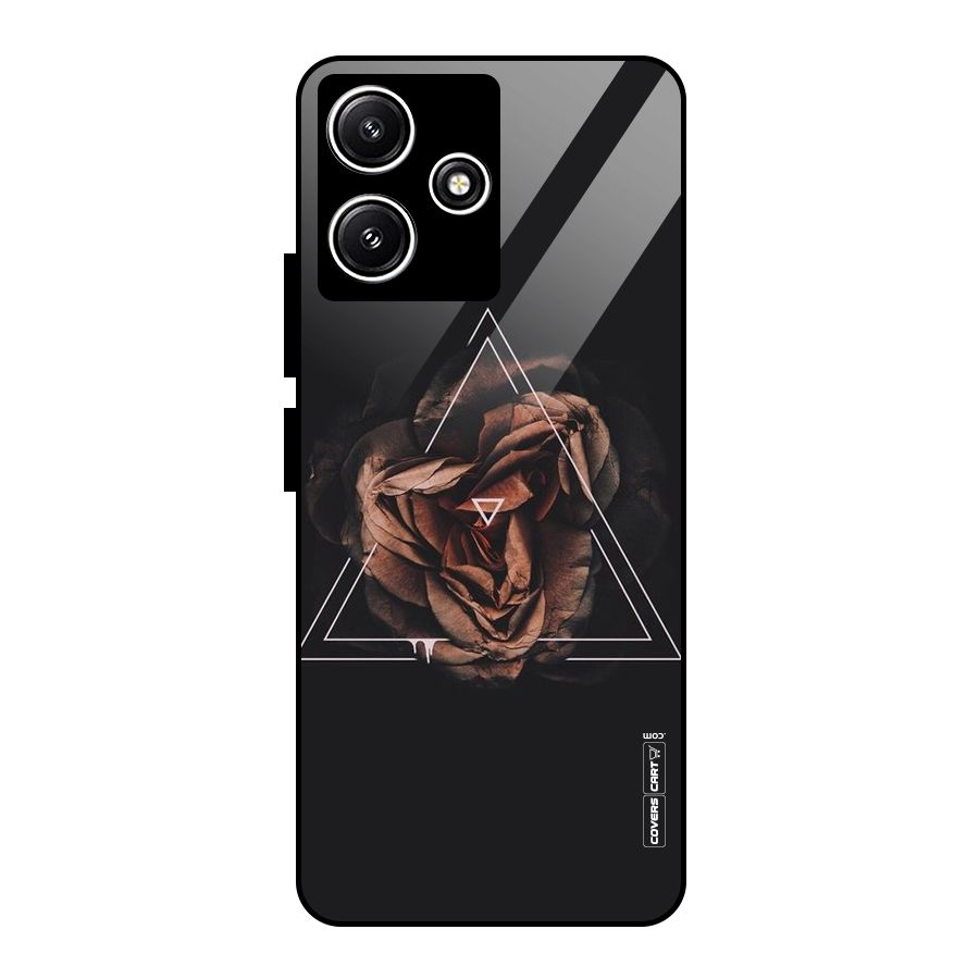Dusty Rose Glass Back Case for Redmi 12 5G