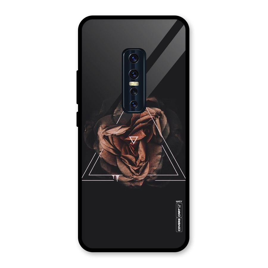 Dusty Rose Glass Back Case for Vivo V17 Pro