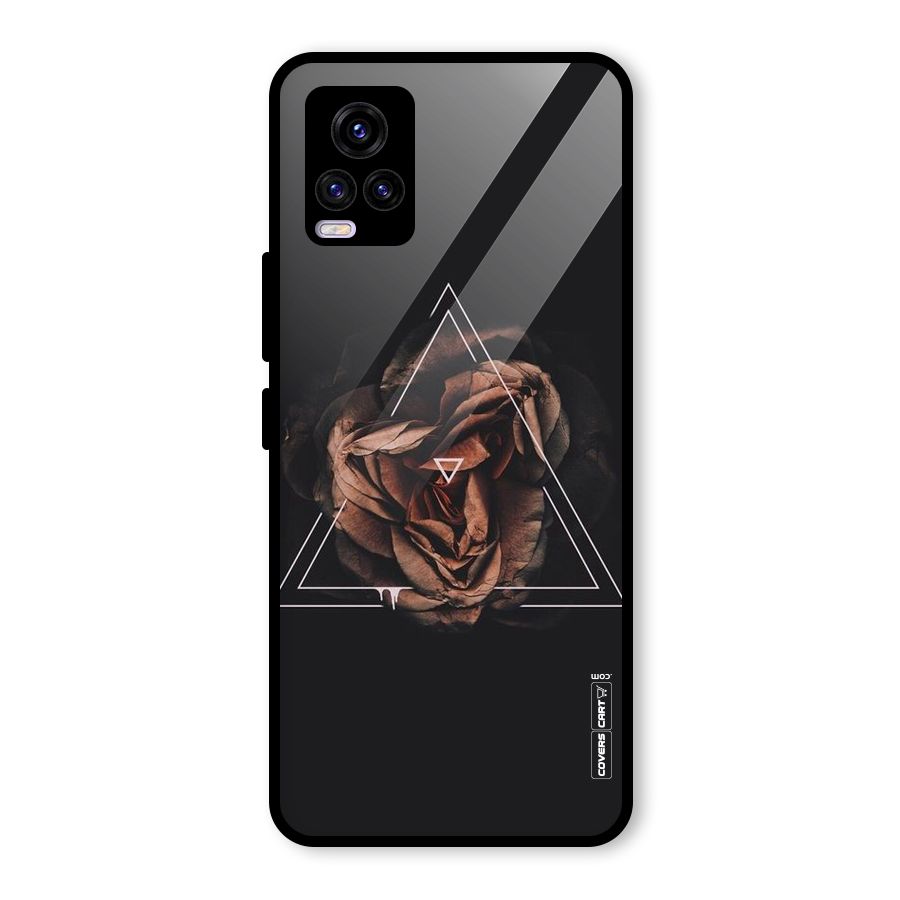 Dusty Rose Glass Back Case for Vivo V20 2021