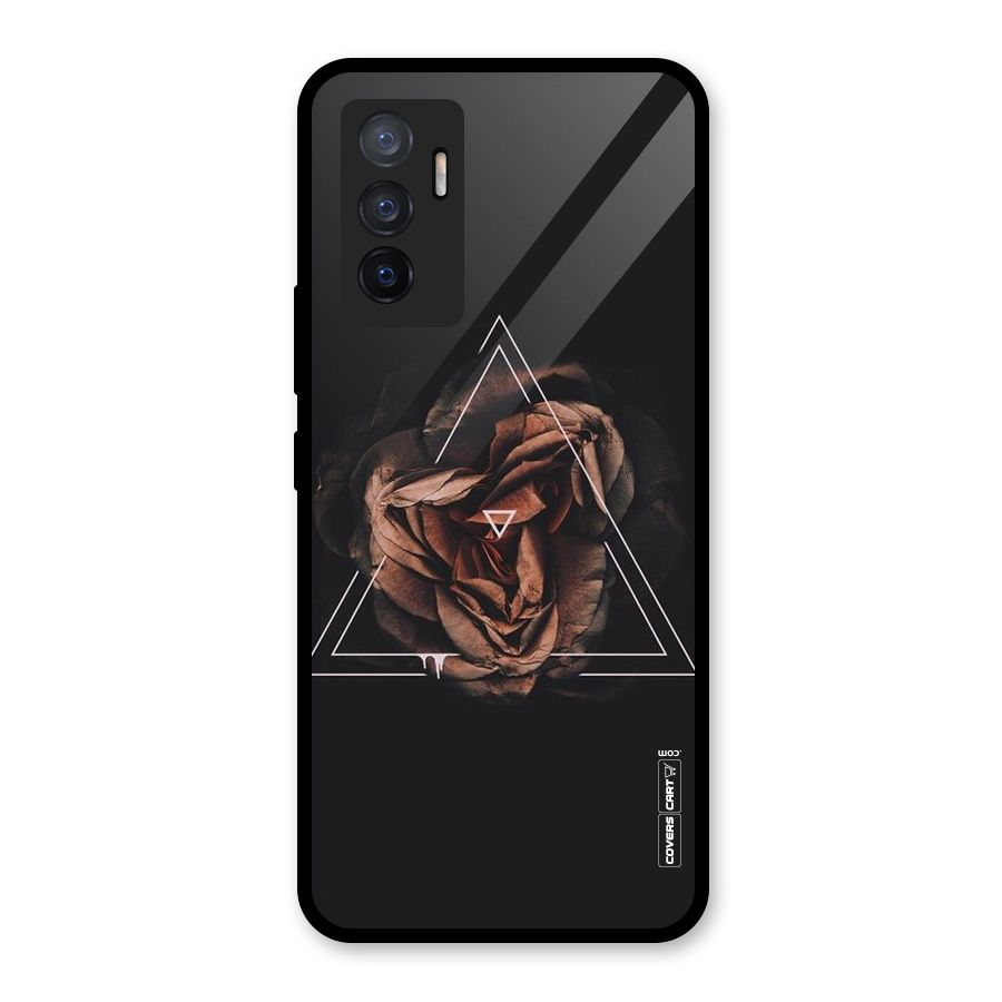 Dusty Rose Glass Back Case for Vivo V23e