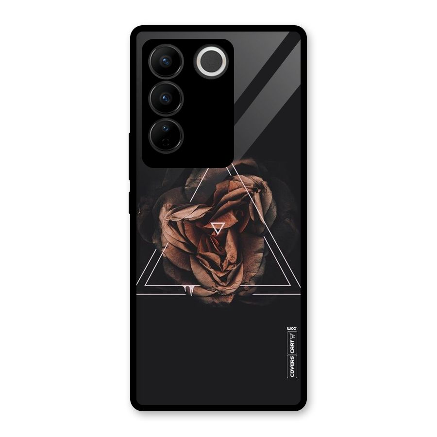 Dusty Rose Glass Back Case for Vivo V27