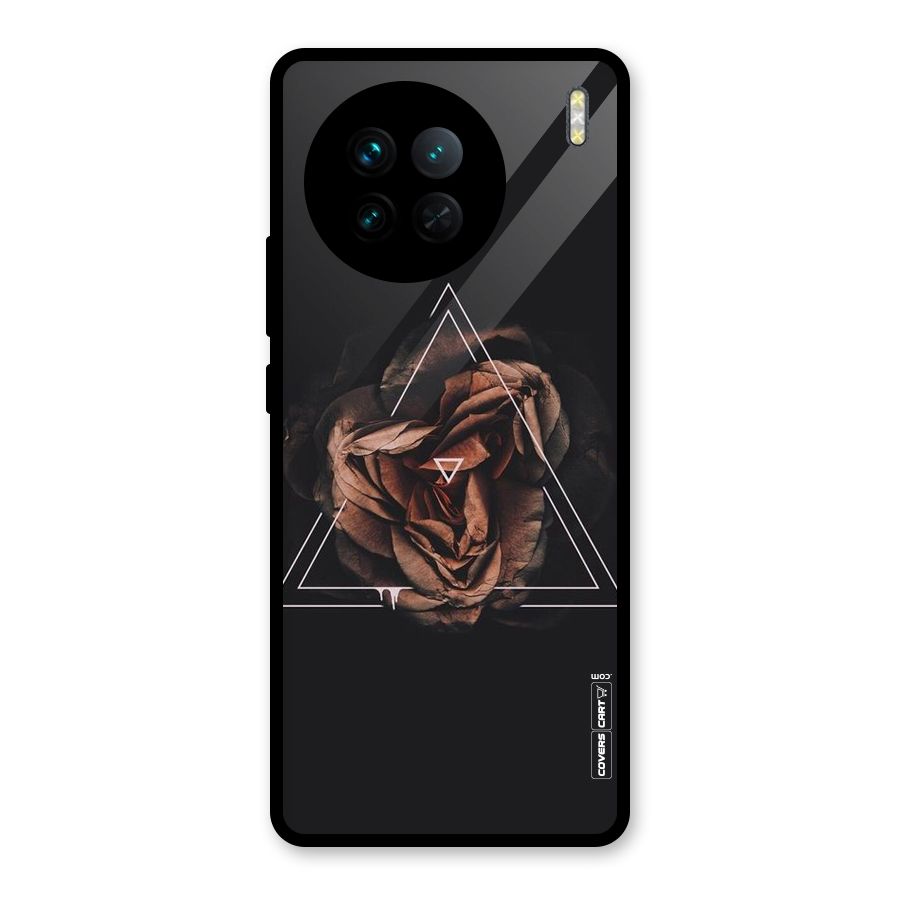 Dusty Rose Glass Back Case for Vivo X90
