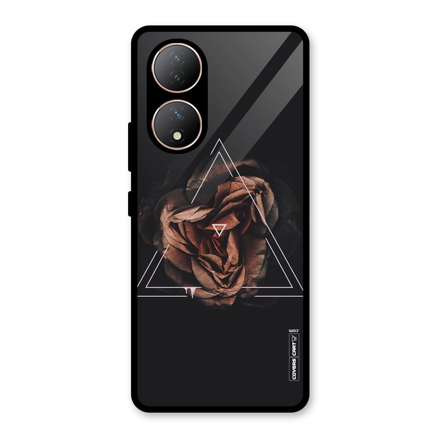 Dusty Rose Glass Back Case for Vivo Y100A