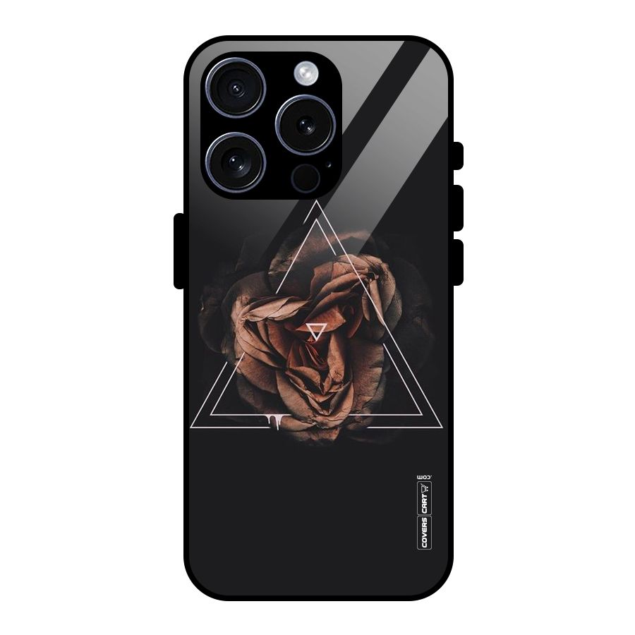 Dusty Rose Glass Back Case for iPhone 15 Pro