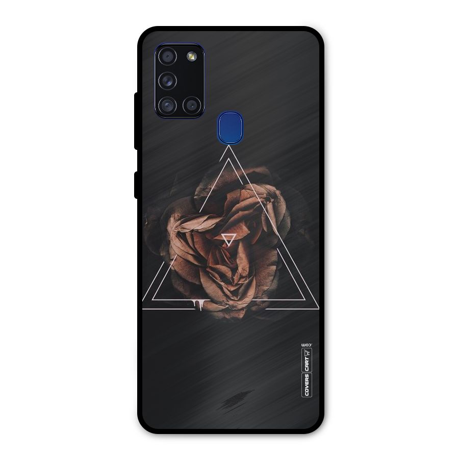 Dusty Rose Metal Back Case for Galaxy A21s