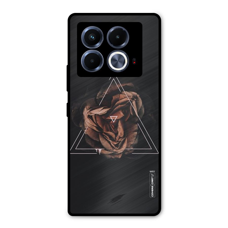 Dusty Rose Metal Back Case for Infinix Note 40 5G