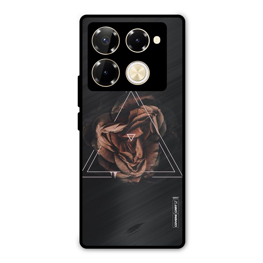 Dusty Rose Metal Back Case for Infinix Note 40 Pro Plus